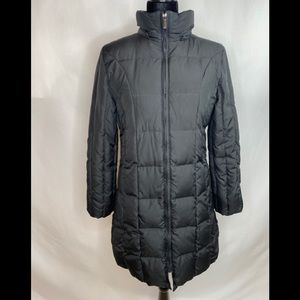 Michael Kors Quilted Puffer Down Coat Black Size S